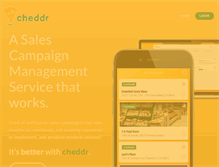 Tablet Screenshot of cheddr.com